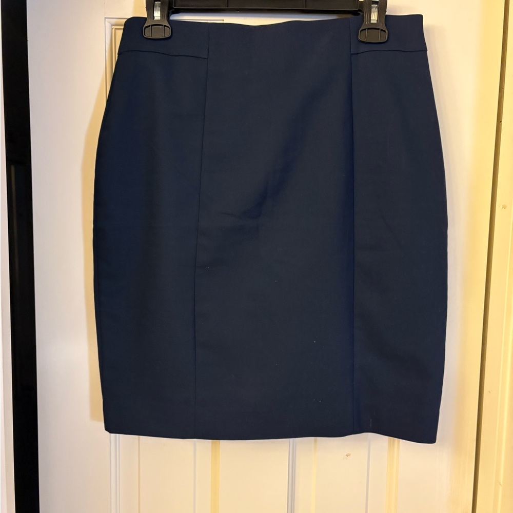 H&M Dark Blue Pencil Skirt